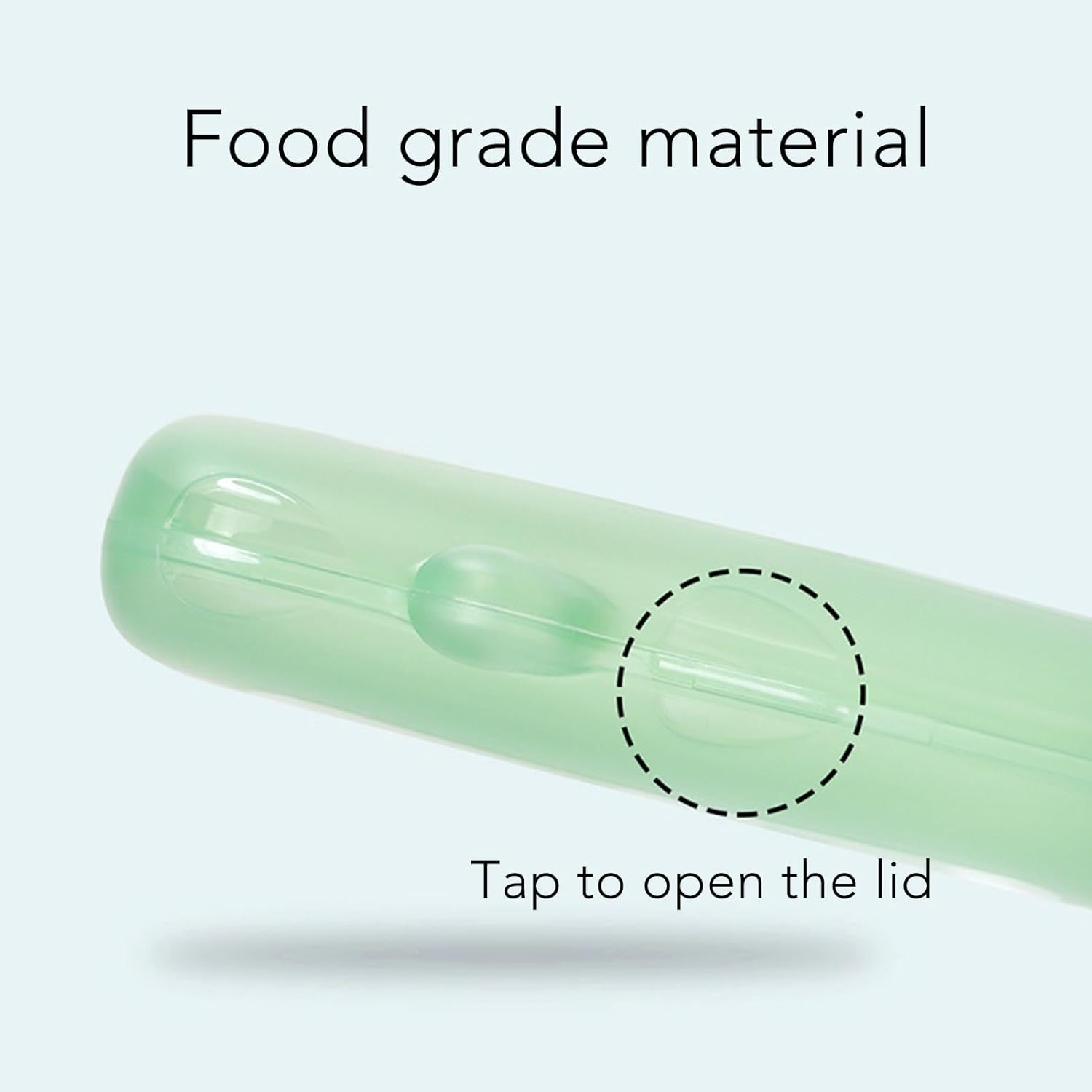 Squeeze Proof Flipping Holder for Food Pouches & Juice Boxes, Universal Multipurpose Prevent Messes Support Self Feeding Baby Juice Box Holder for Toddlers (Green) image number 5