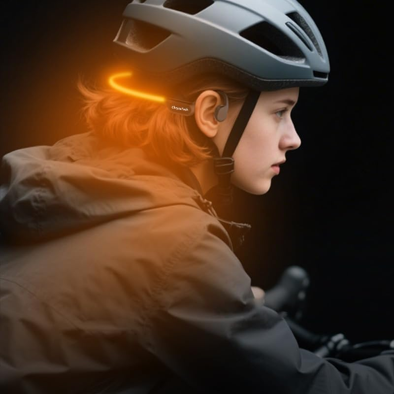 [2025 Upgraded] Chryzatech-X500 Sports Headphones | IPX8 Waterproof | LED Reflective Strips | Long Battery Life | Secure Fit&mdash;&mdash;Stay Safe in Water & at Night, Never Lose Your Rhythm image number 4