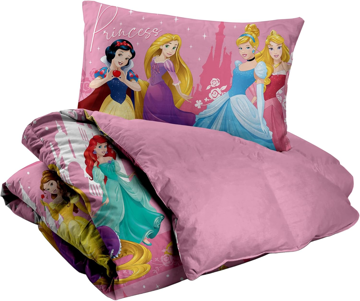 Disney Single Duvet Cover + Pillowcase Duvet Cover with Pillowcase Duvet Cover 155 X 200 Cm 100% Cotton Princess (No Fitted Sheet) image number 3