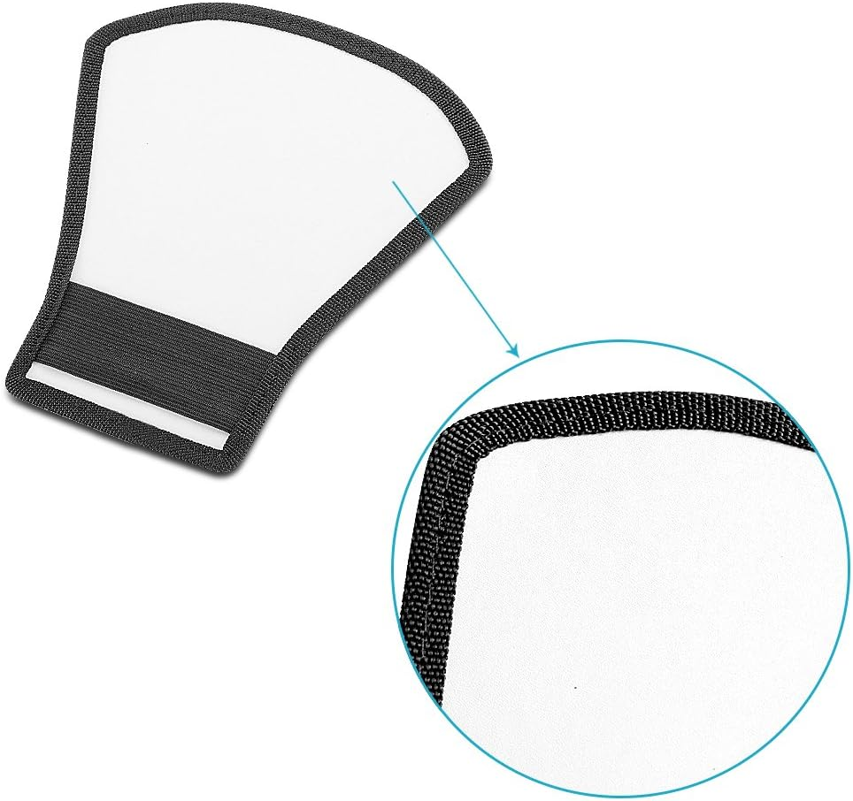 Neewer Flash Diffuser Silver/White Reflector for Nikon Speedlite Sb-600,Sb-800,Sb-900,Canon Speedlite 380EX 430EX 550EX 580EX Vivita Flash Sunpack Sony Pentax Olympus Yongnuo Neewer Godox Flash image number 6