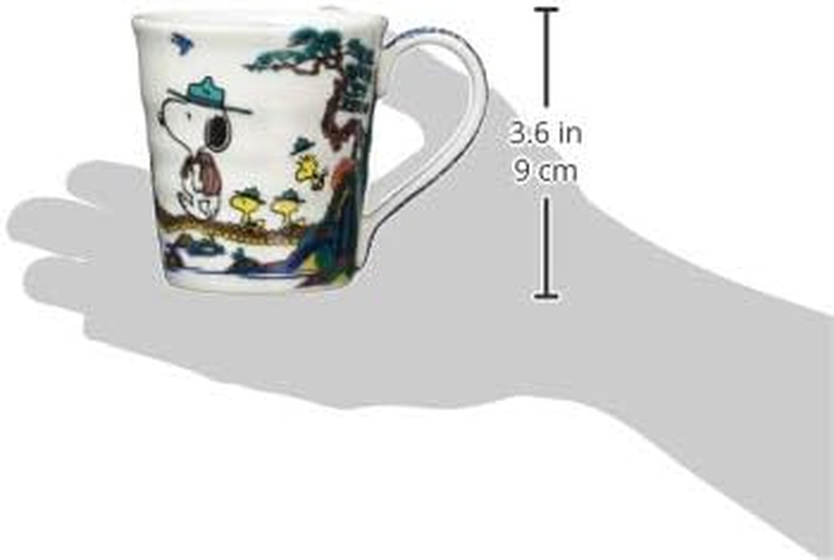 Peanut Kutani Ware Mug, 10.1 Fl Oz (300 Ml), Sansui image number 4