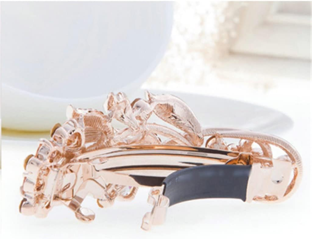 Hair Bobby Pins,Barrettes,Snap Clip,Hair Slides,Hair Accessories Imitation Crystal Hair Clip Spring Clip Top Clip Hair Head Accessories Hair Clip (Color : A, Size : 8.7Cm) (Color : B, Size : 8.7Cm) image number 5