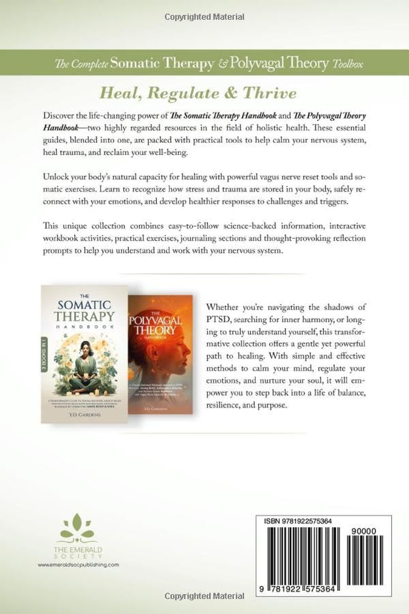 The Complete Somatic Therapy & Polyvagal Theory Toolbox: Nervous System Regulation, Vagus Nerve Reset and Somatic Exercises for Anxiety Relief, Trauma ... Vagus Nerve Reset and Somatic Exerc image number 1
