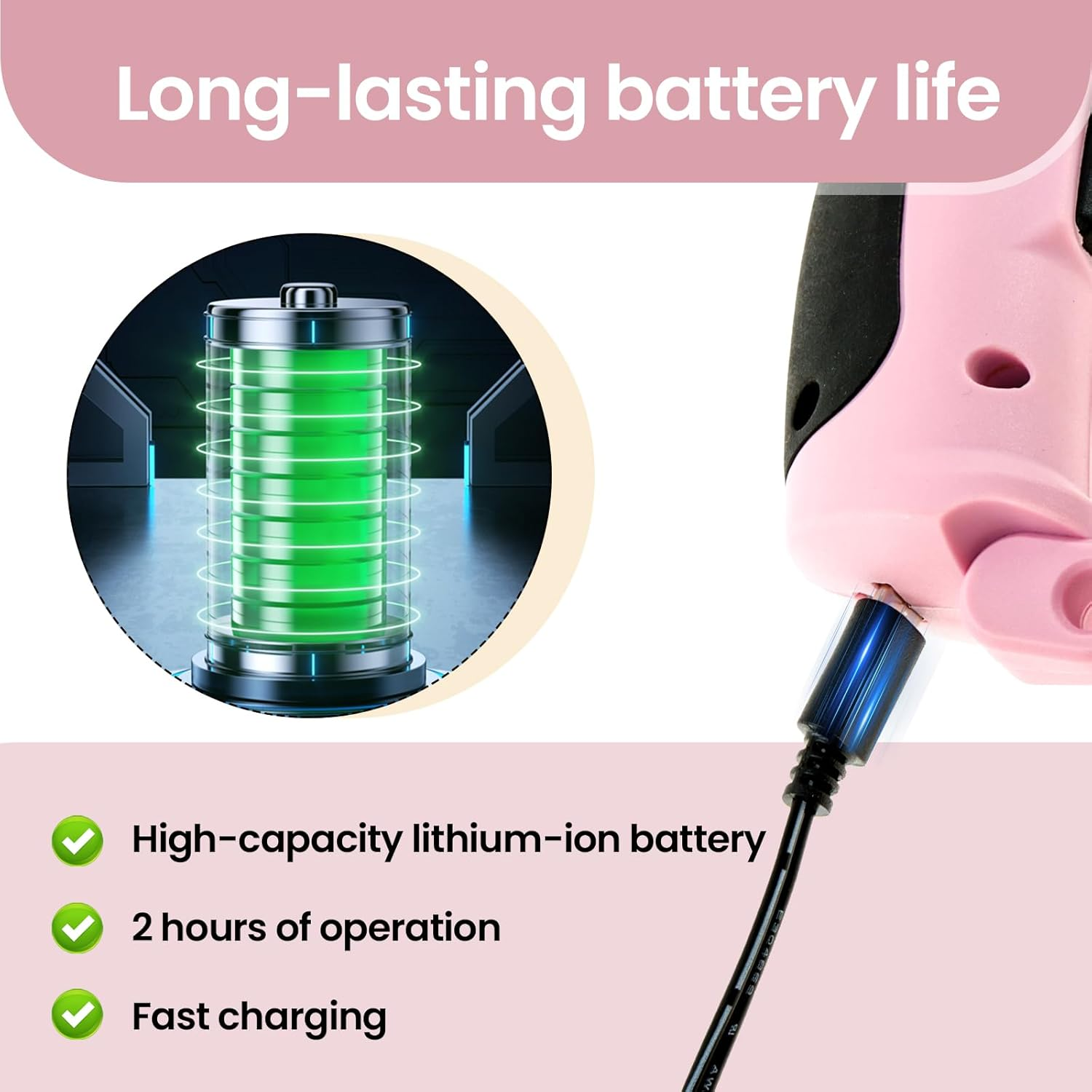 Cordless Electric Scissors, Rechargeable Cardboard Cutter Tool, Fabric Scissor with Safety Lock, Multipurpose Cardboard Box Cutter, Power Rotary Cutter for Cardboard Leather Plastic Mat Felt image number 1