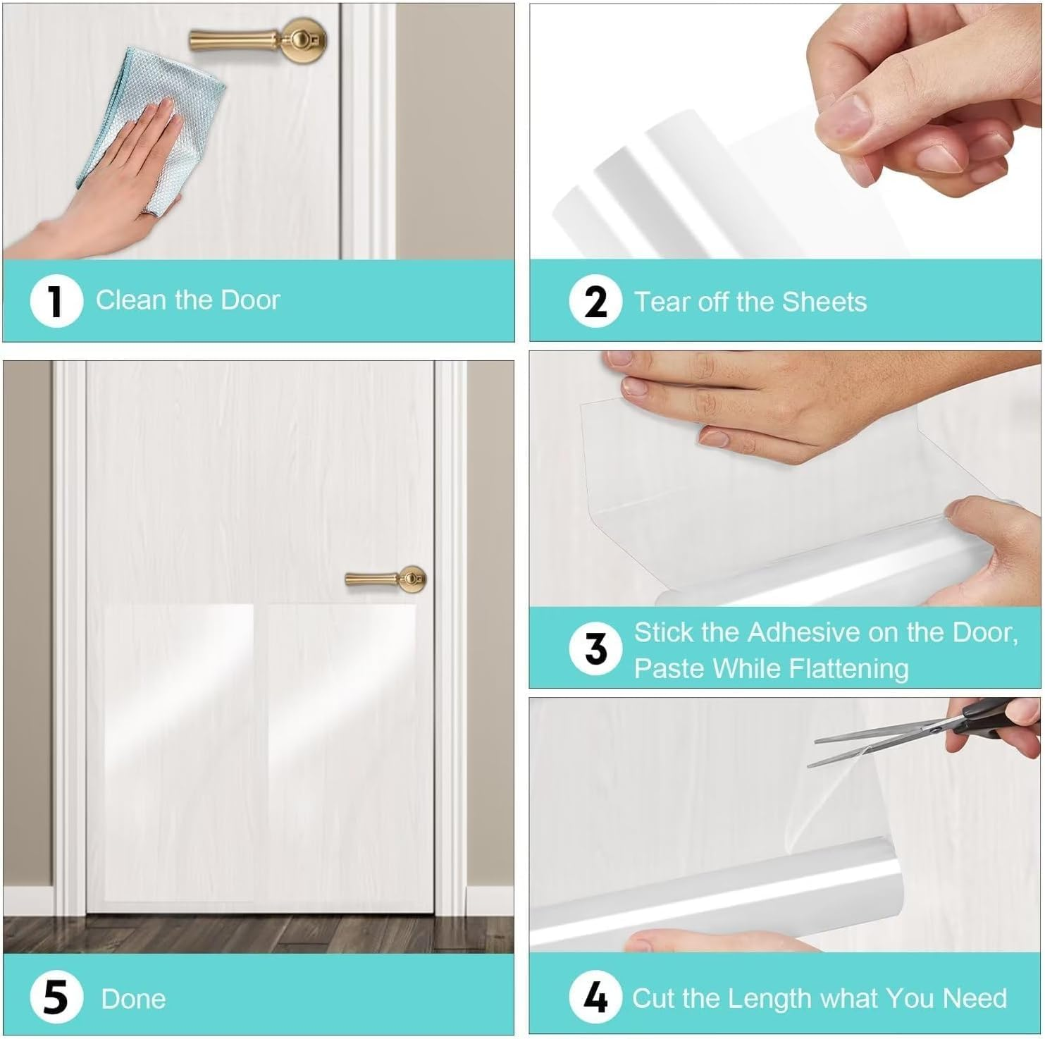 Scratch Protection Cat Tape 5 M (30 Cm X 500 Cm), Cat Scratch Protection Film, Scratch Protection Film, Scratch Protection Film, Scratch Pads for Furniture, Couch, Door, Wall, Scratch Repellent image number 6