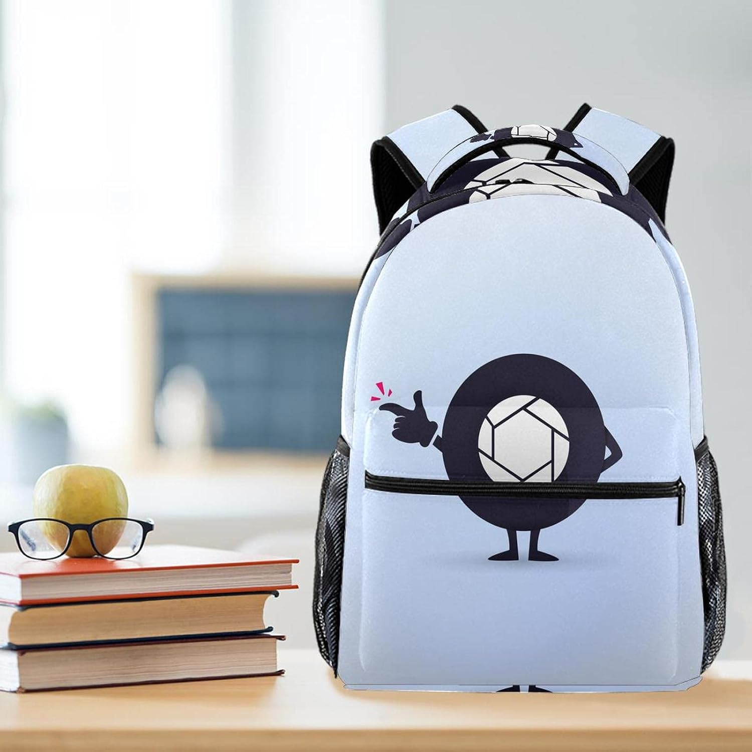 Camera Mascot Backpack Students Shoulder Bags Travel Bag College School Tote Backpacks image number 3