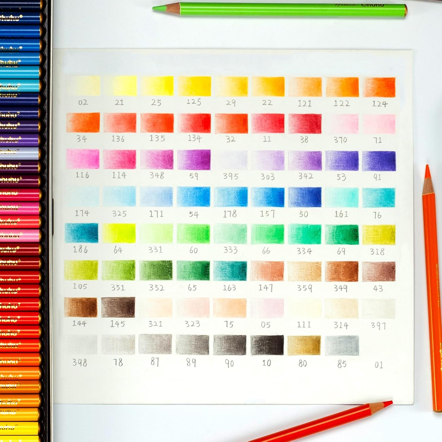 Ohuhu Colored Pencils: 72 Oil-Based Drawing Pencils for Coloring Portrait Sketching Landscape, Durable Soft Core, Professional 72 Pack for Artist, Adult & Beginners, Halawa Series image number 3