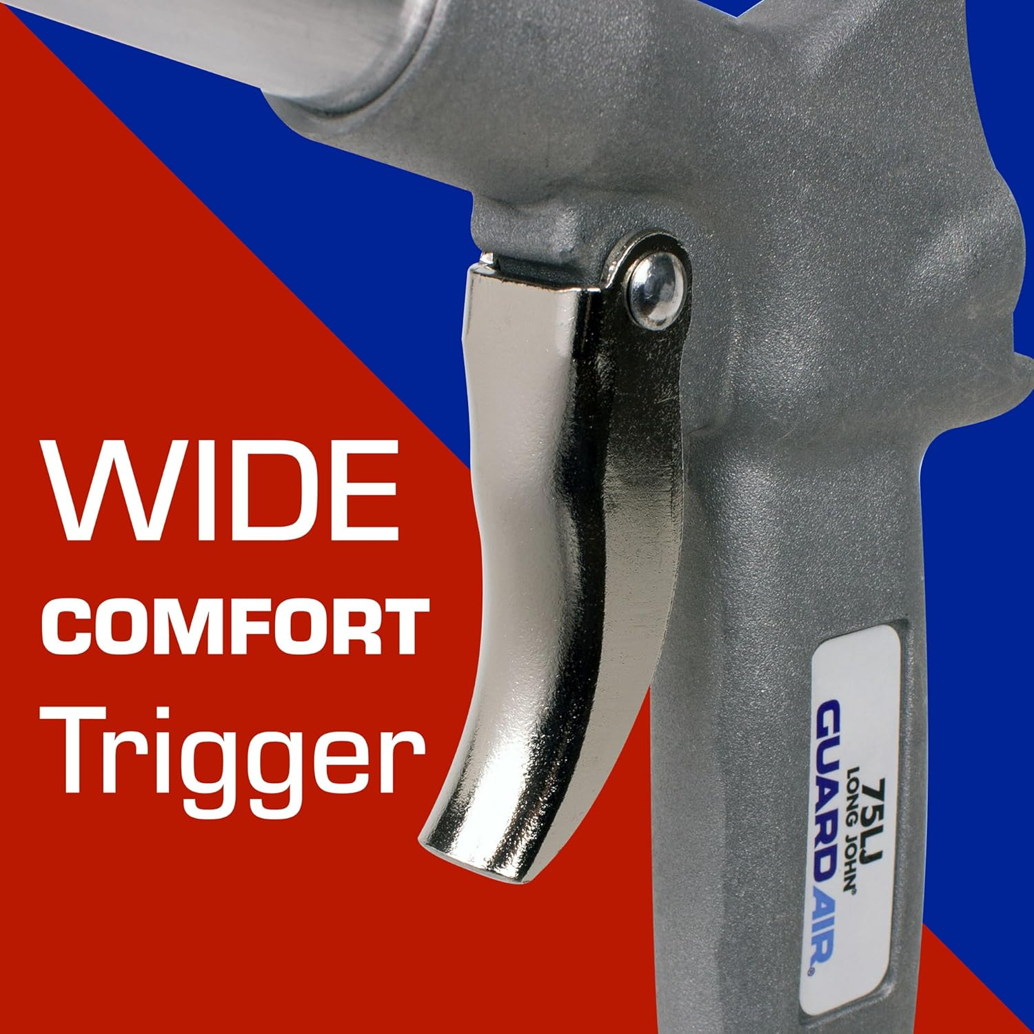 Guardair Long John 75LJ006AA Safety Air Blow Gun OSHA Compliant Alloy Nozzle with 6-Inch Aluminum Extension image number 4