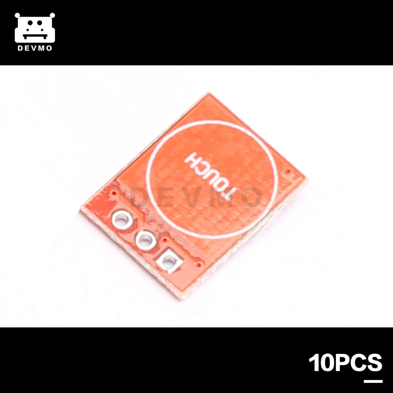 DEVMO 10PCS TTP223 Capacitive Touch Touching Switch Button Self-Lock Module No-Locking Single Channel Reconstruction Compatible with Arduino image number 2