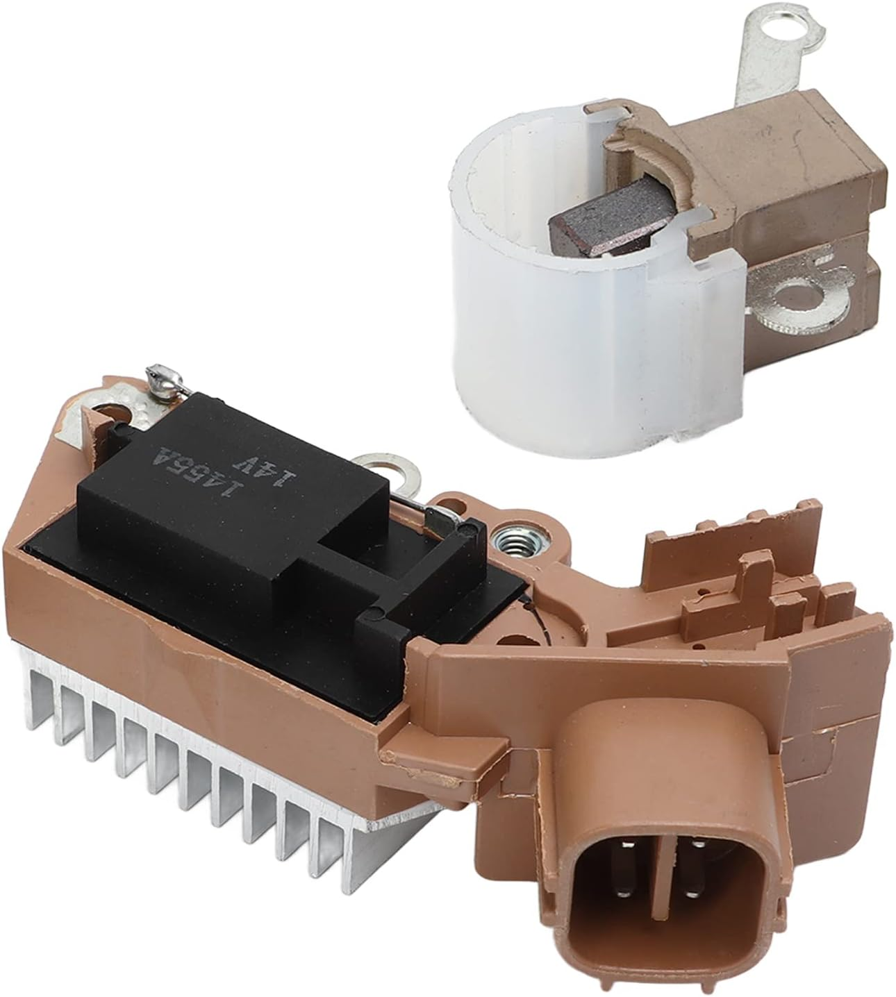 Tbest Alternator Brush Set,Alternator Rebuild Kit for Ahga81 Yaris,Yaris Voltage Regulator,Alternator Repair Kit,Alternator Voltage Regulator Brushes Kit 27700?75030 Rebuild Set for 1.5L 2006-2012 image number 2