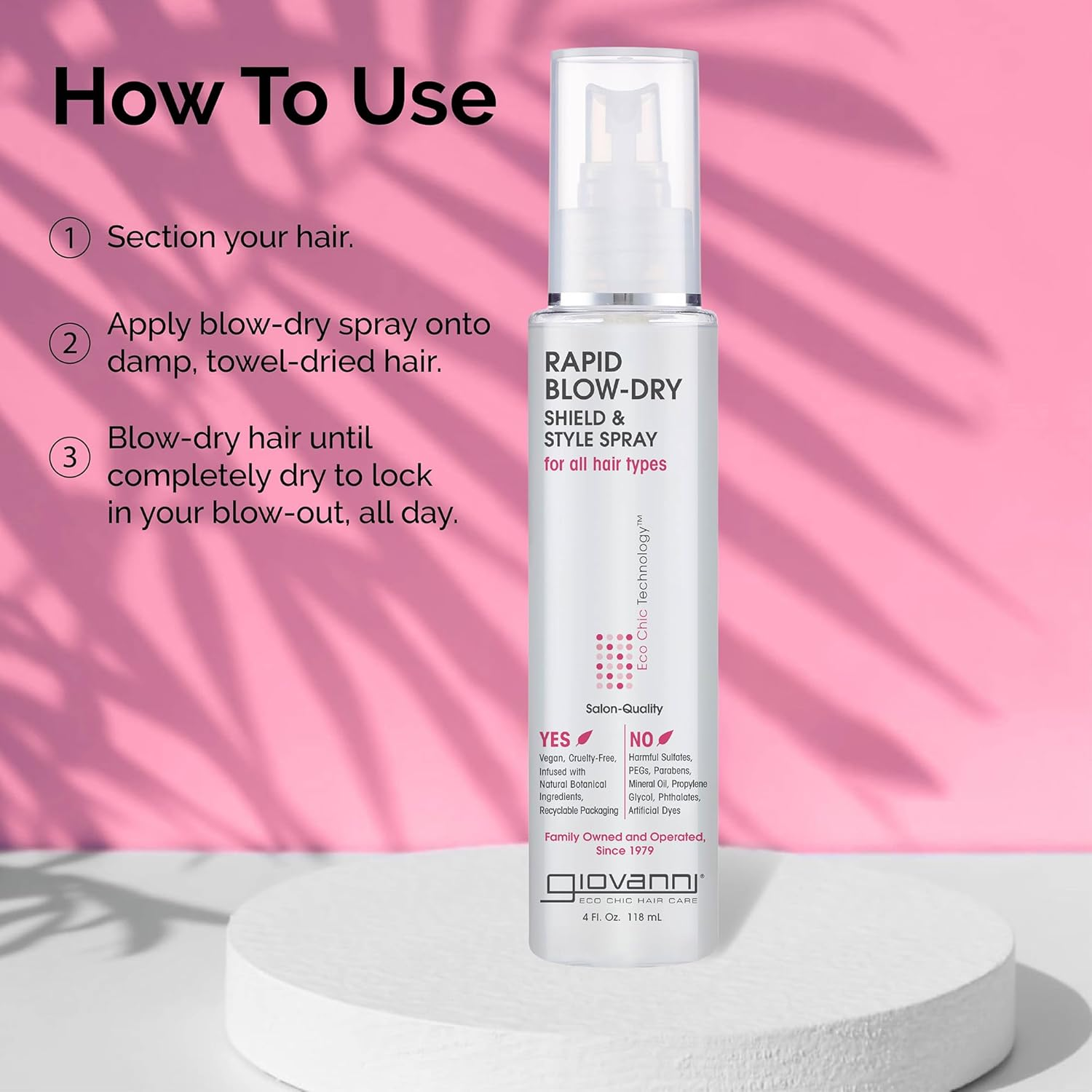 Rapid Blow-Dry Hair Shield & Style Spray - 118Ml image number 5