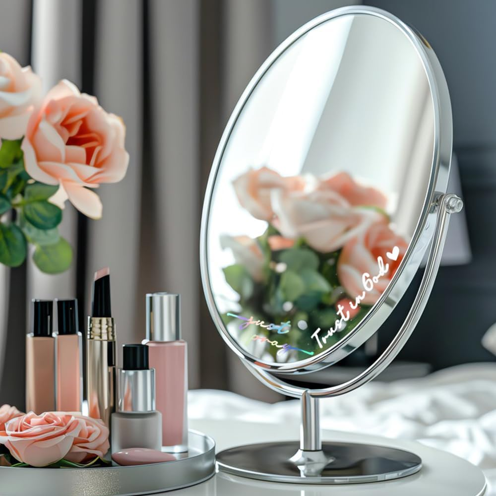 Christian Car Decals, AFUNTA 4 PCS Faith Car Stickers Trust in God Rearview Mirror Sticker Just Pray Religious Car Decor for Christian Gift, Bible Verse image number 3