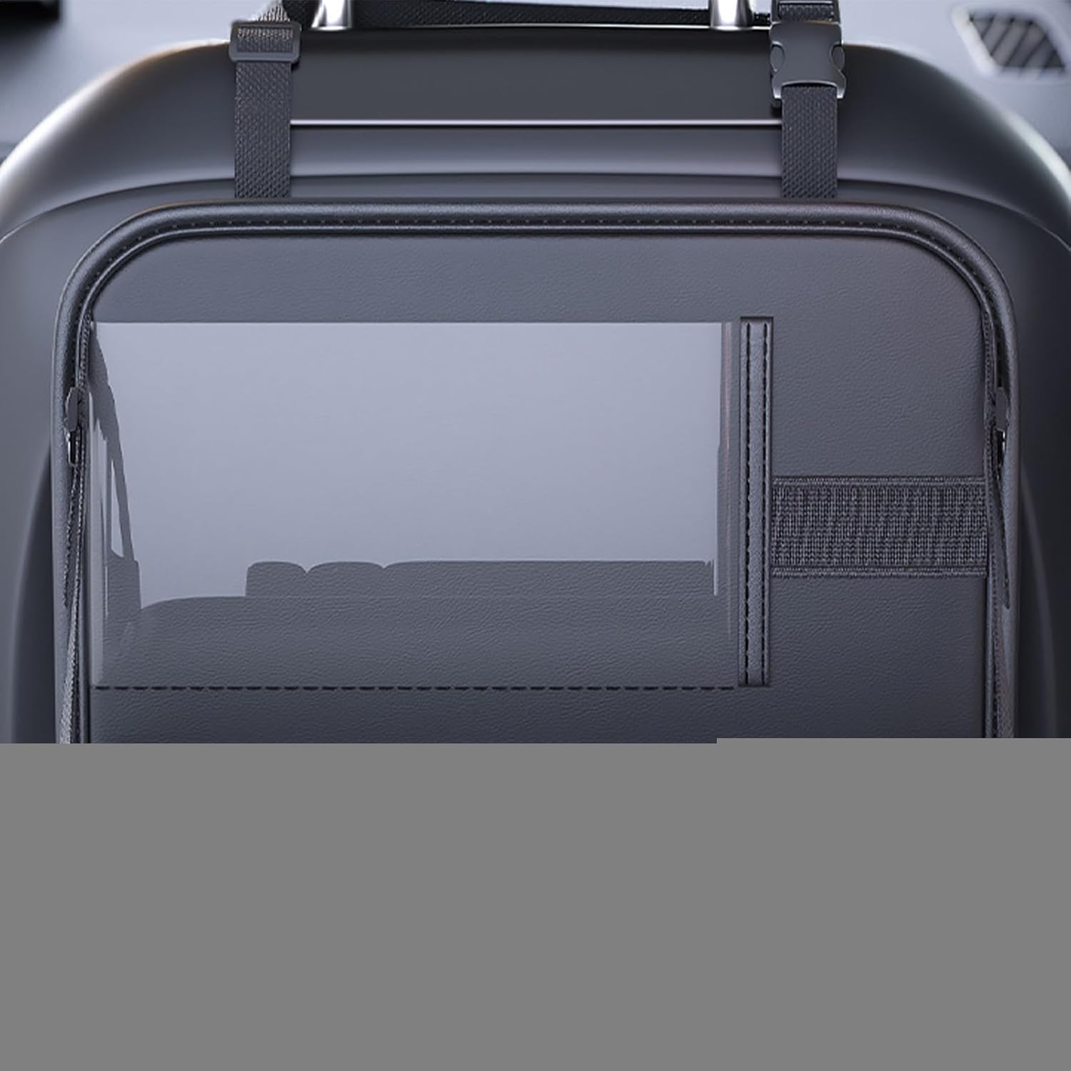 Kids Car Tray,Laptop Holder Foldable Storage Rear Desk - Car Seat Tray for Kids Travel - for Long Ride Toddler Airplane Camping Snack Time Eating Office Work Passenger image number 4