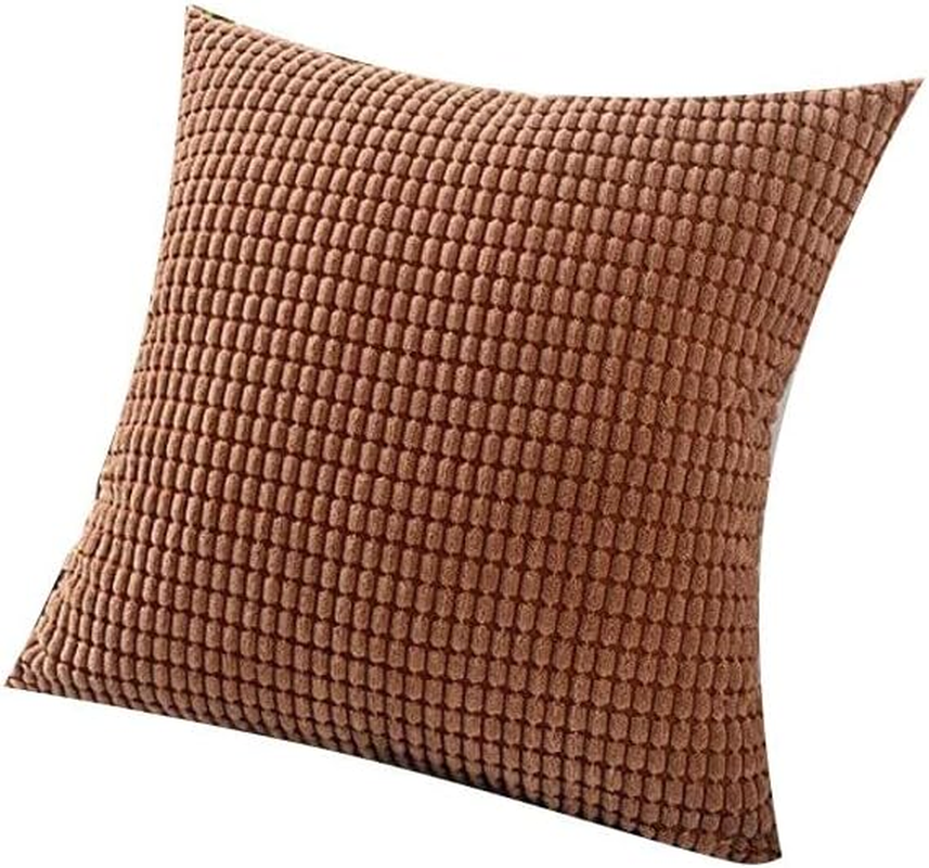 45X45 Plain Solid Colour Cushion Cover Decorative Pillow Case Home, Hidden Zipper Design, Handmade Quality