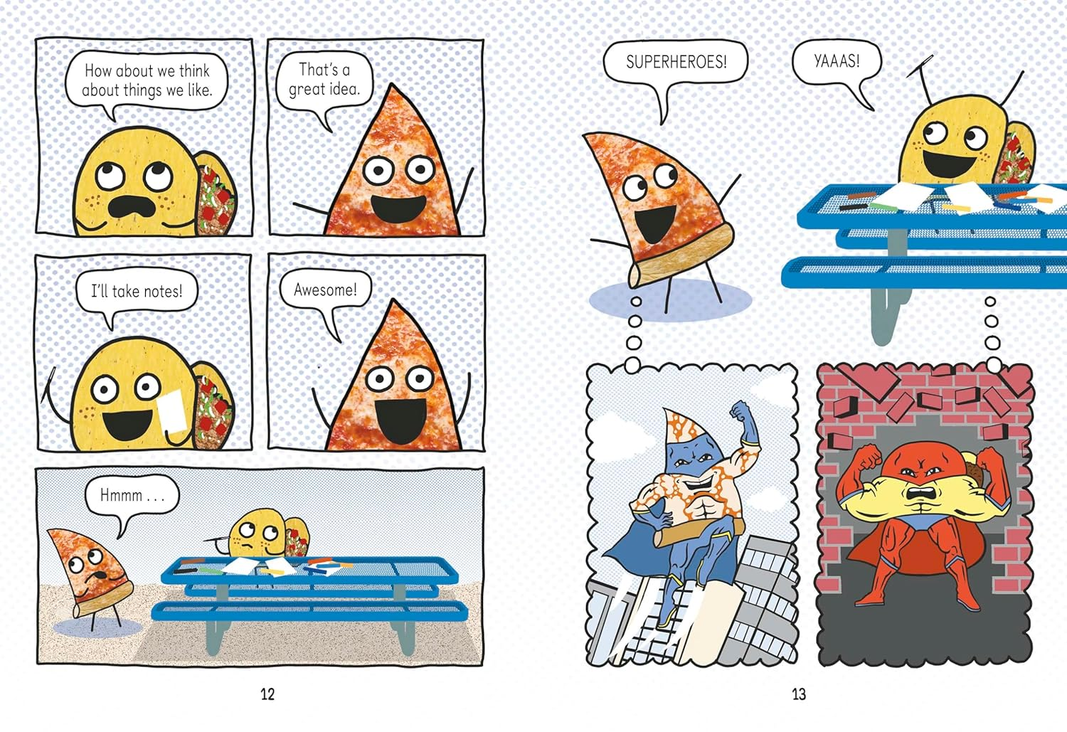 Super-Awesome Comic! (Pizza and Taco #3) image number 1