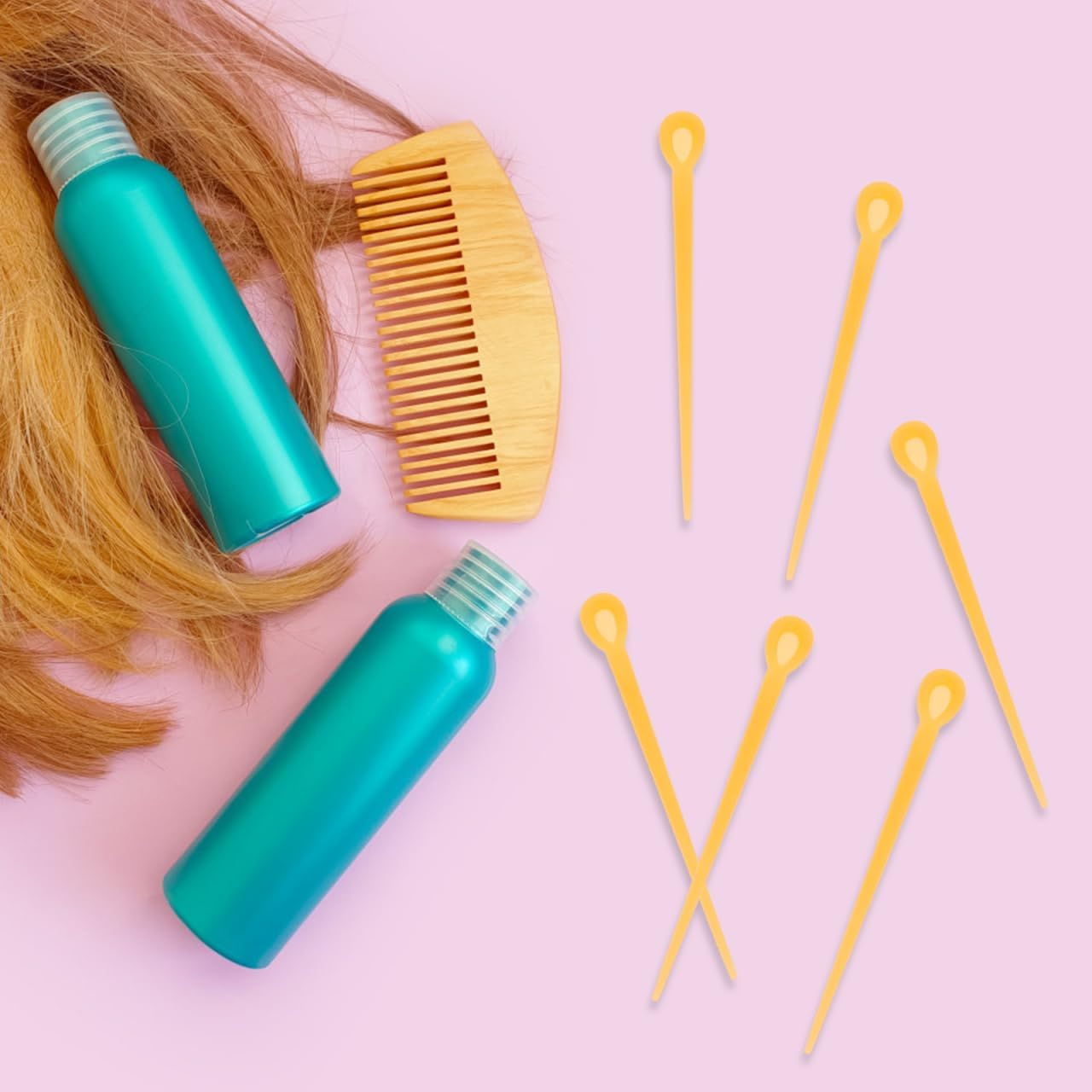 Kichvoe 180Pcs Hair Roller Hair Curler Picks Plastic Roller Picks Hair Curler Picks Plastic Brush Hair Styling Accessories Hair Styling Tools-Random Color image number 4