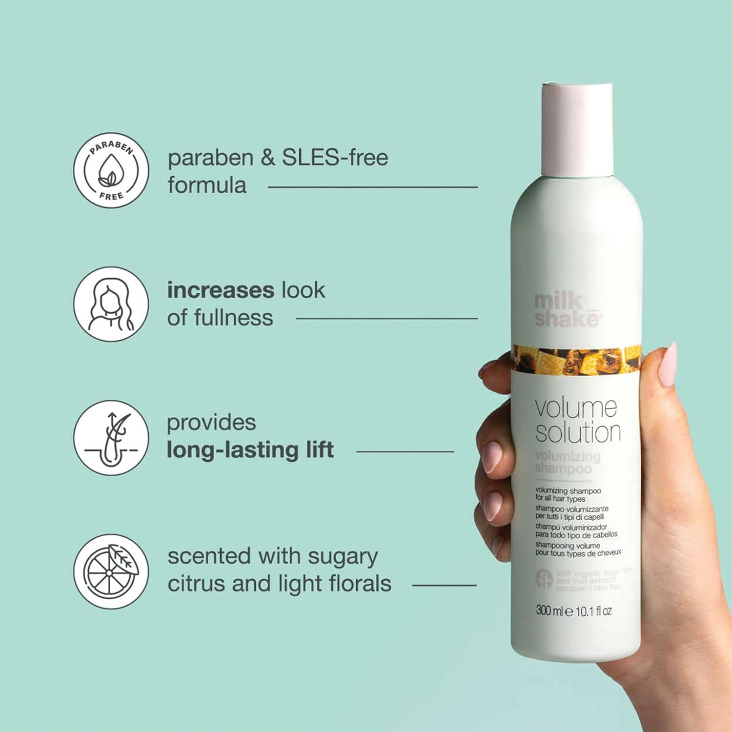 Milk_Shake Volume Solution Volumizing Shampoo 300 Ml image number 2