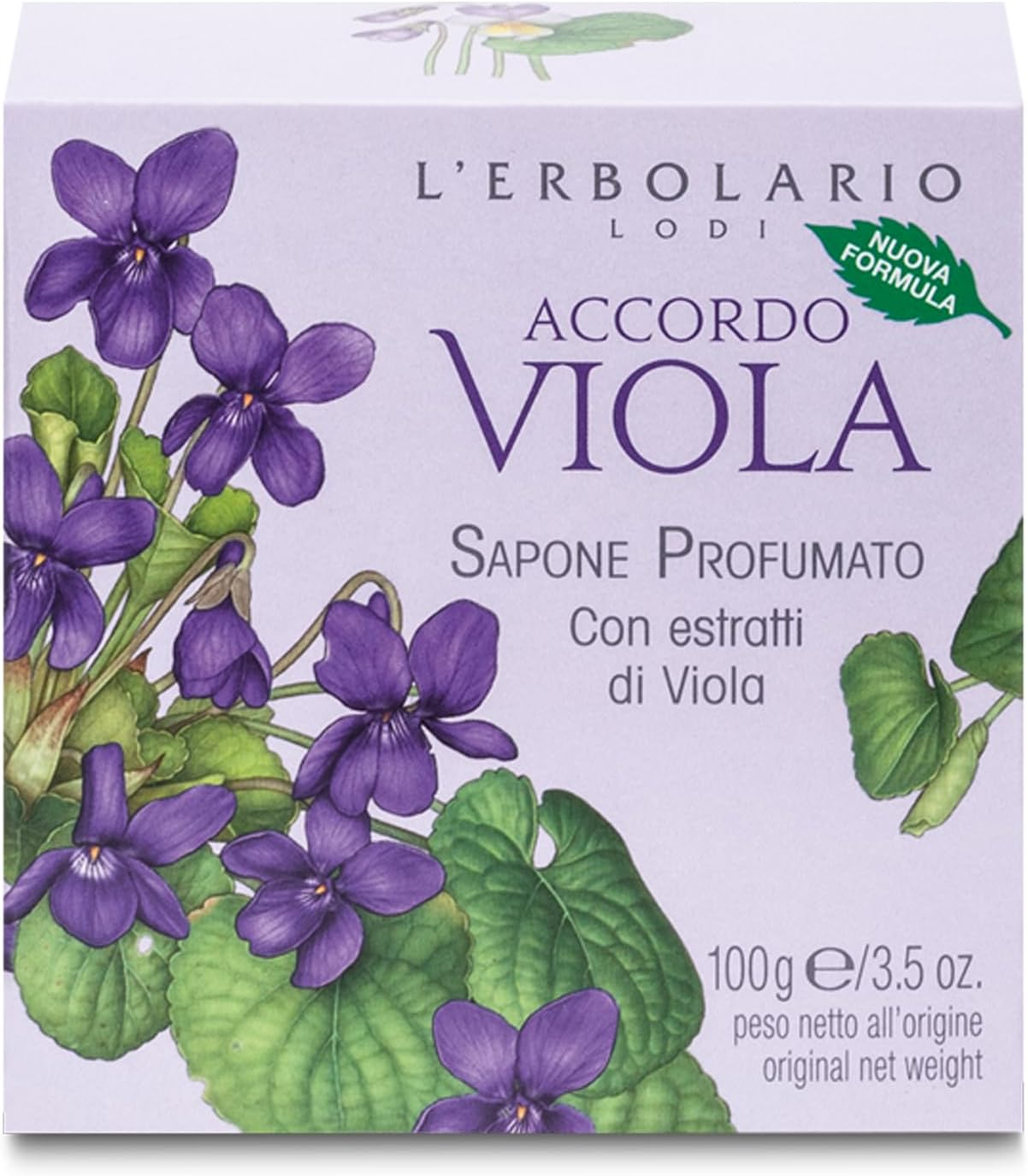 L'Erbolario Accordo Viola Soap 100G image number 1