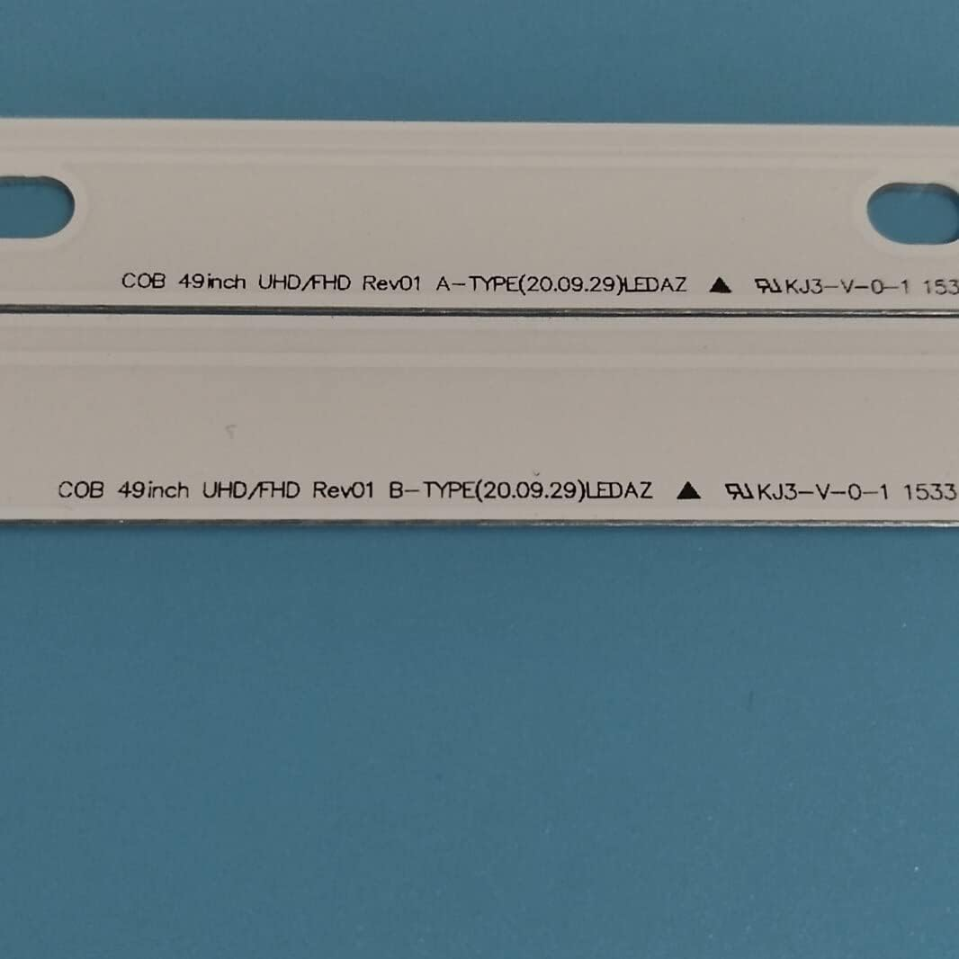 8Pcs/Set LED Strip for 49 TV 49UF6400 49UF6407 49LF510V 49UF640V NC490DUE-SADP2 LGE-WICOP-49INCH-UHD-FHD-REV05 GAN01-1255A-P1 EKOCEV (Color : 1 Lot) image number 2
