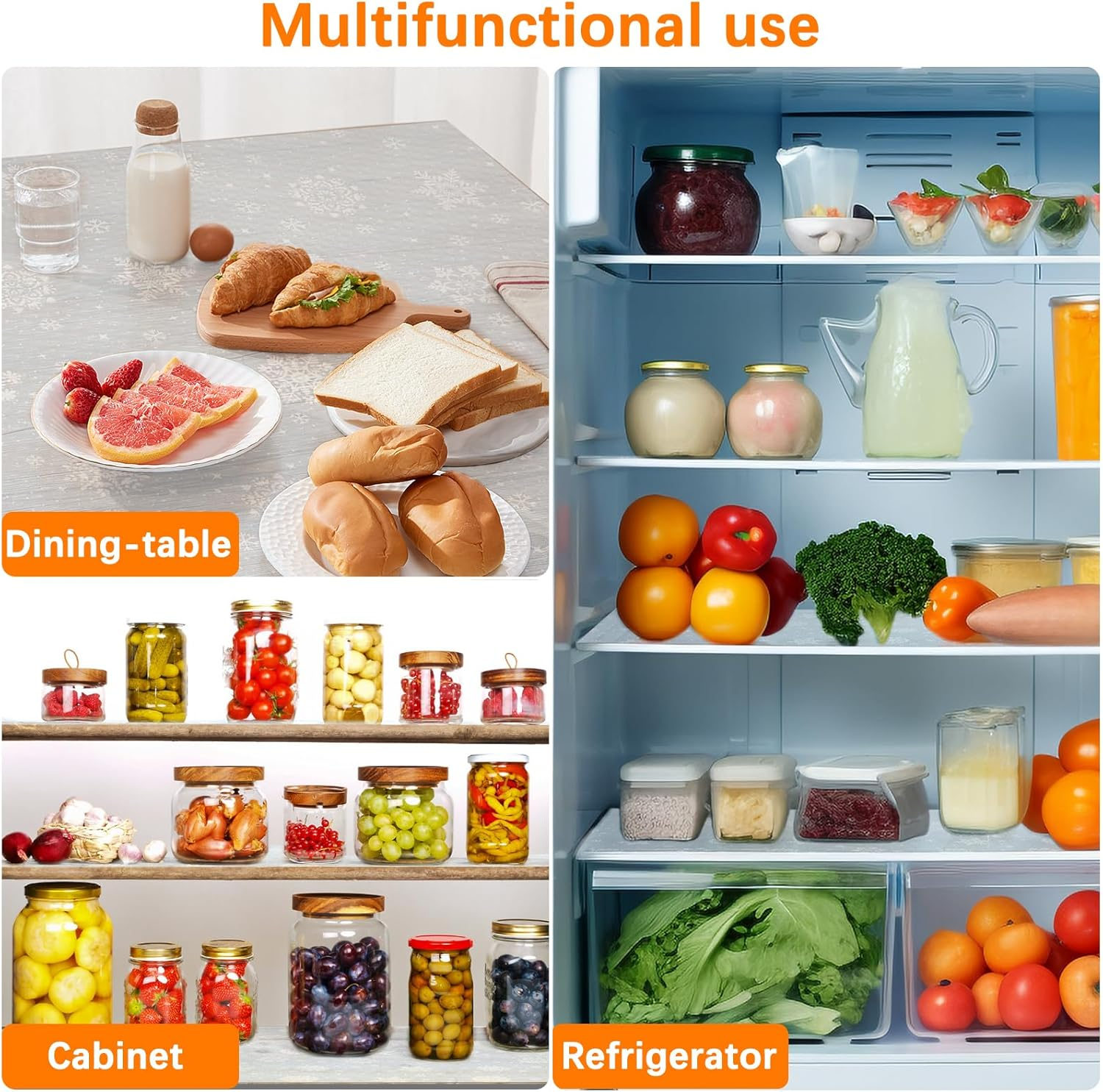 Shelf Liner 30 X 500 Cm, Yiaxoyia Non-Slip Oil-Proof Cabinet Paper Drawer Liner for Kitchen Cabinet, Refrigerator, Shelves, Storage, Desks, Washable & Non Adhesive (Flower, 30W X 500L Cm) image number 3