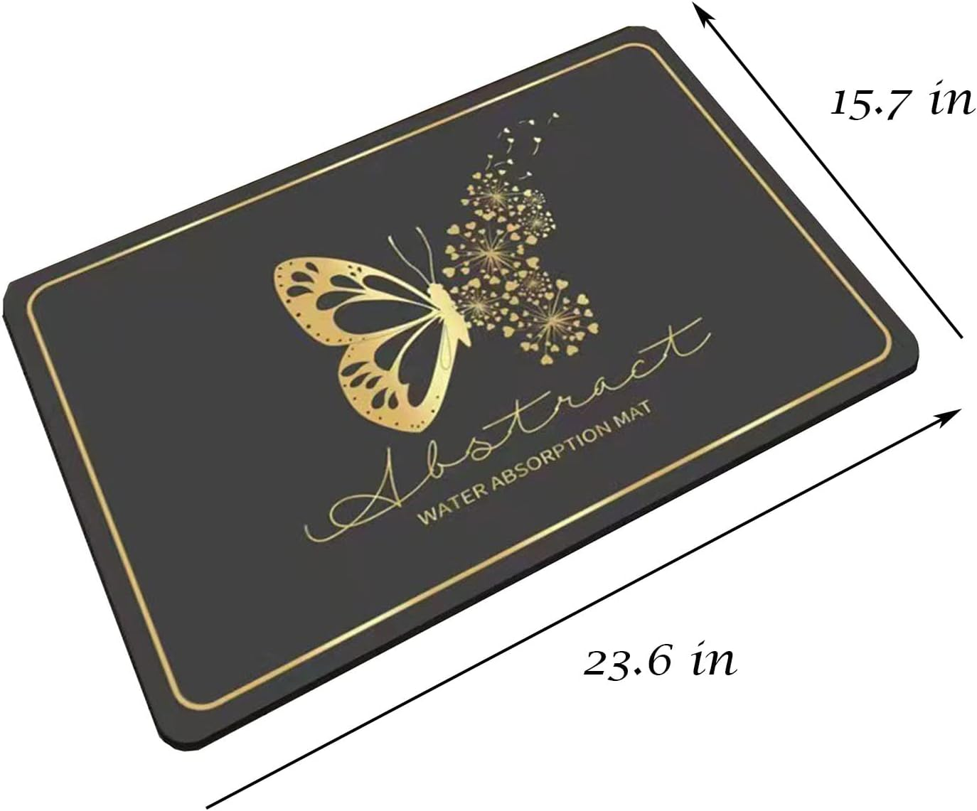 Door Mat,Bathroom Rugs,Bath Mats for Bathroom,40X60Cm Non Slip-Bathroom Mats,Quick to Dry Water and Easy to Clean Up image number 4