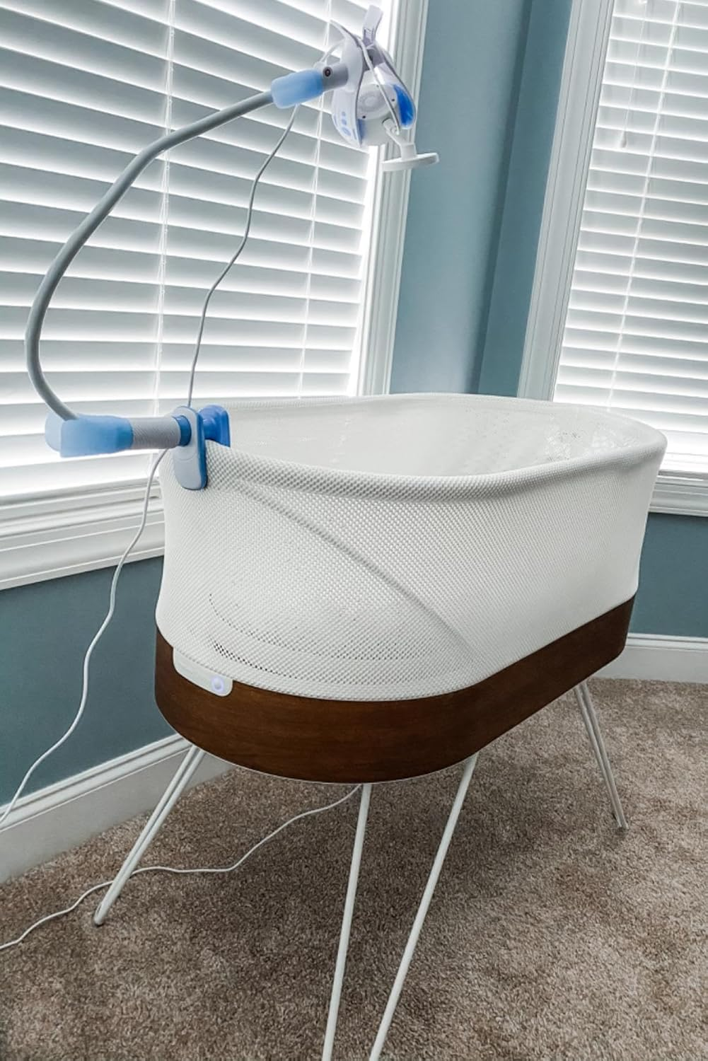 Baby Monitor Holder,Universal Baby Camera Stand for Cots,No Drilling Required,Flexible Baby Camera Mount image number 1