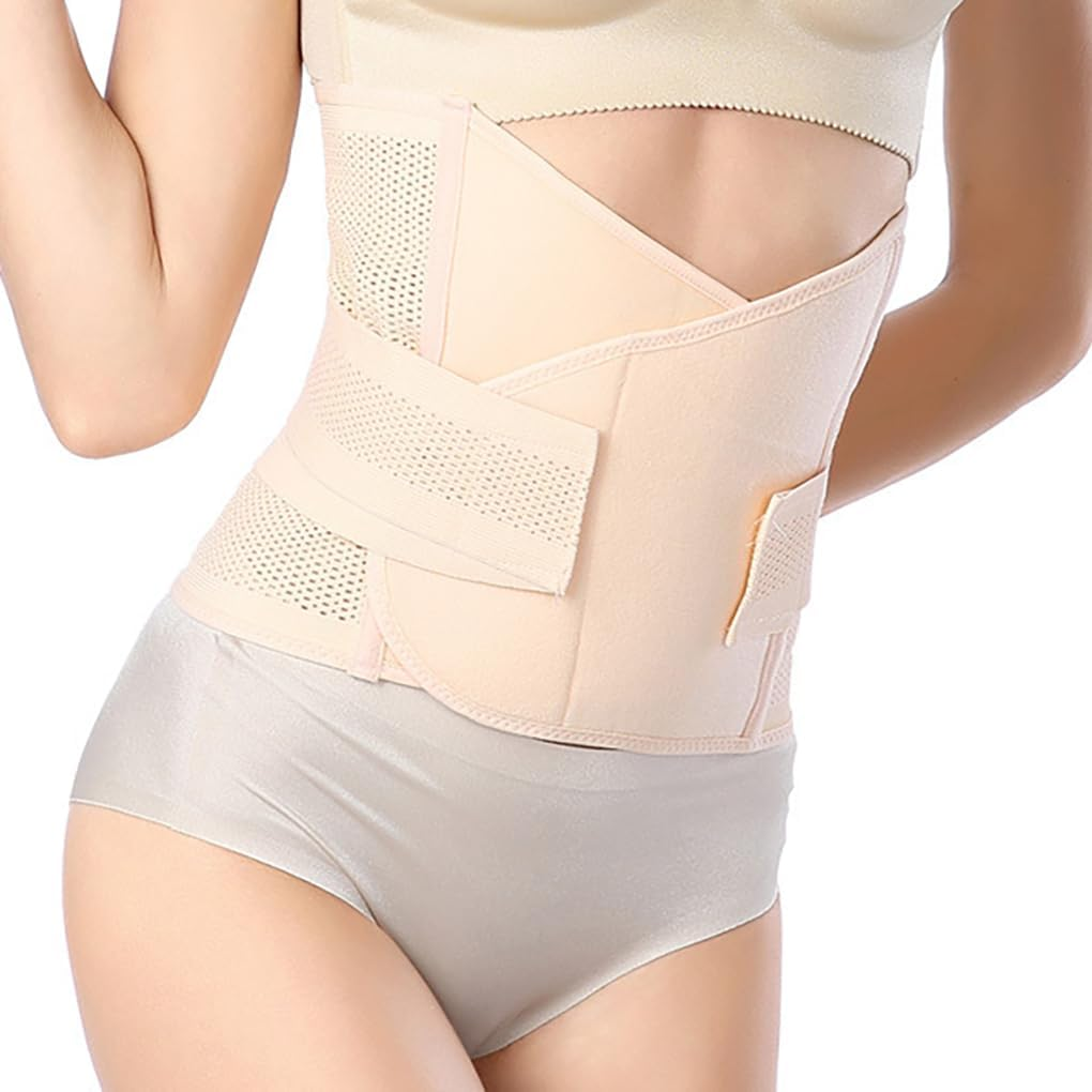 Vivva Belly Band Recovery Support Belt Wrap- Post Partum Girdles Tummy Bandit Binder - Postnatal Abdomen Pelvic Compression Corset Binding Body Shaper Shapewear