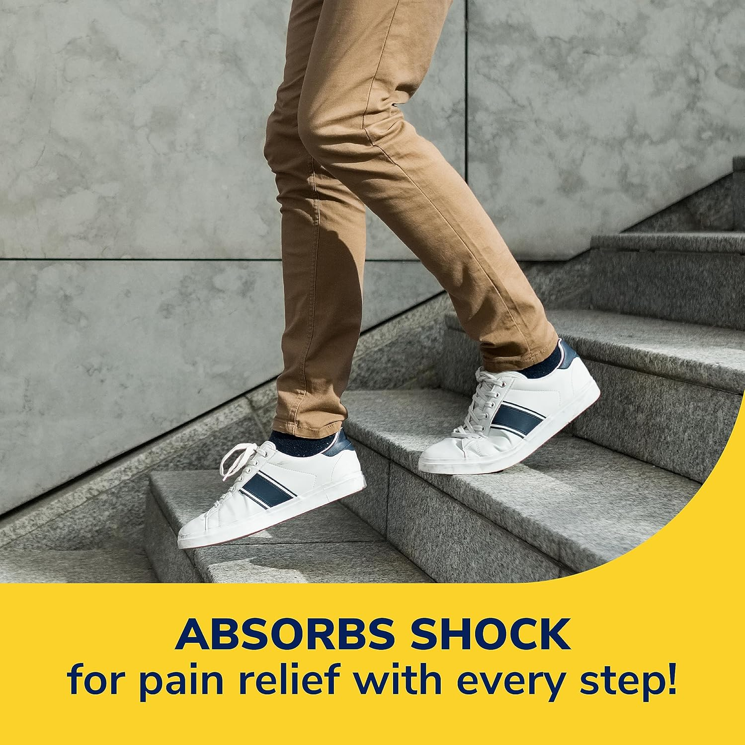 Dr. Scholl'S Knee Pain Relief Orthotics // Immediate and All-Day Knee Pain Relief Including Pain from Osteoarthritis and Runner&rsquo;S Knee (For Men'S 8-14, Also Available for Women'S 5.5-9) image number 5