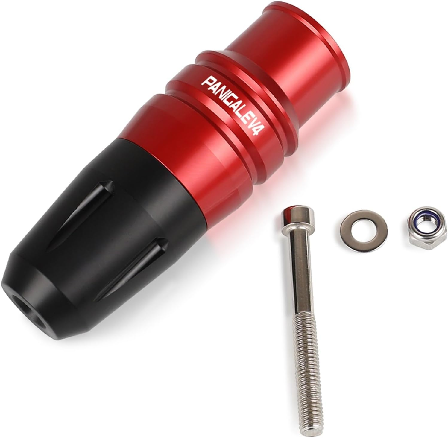 Motorbike Frame Sliders for DUCATI Panigalev4 PANIGALE V4 Aluminum Motorcycle CNC Accessories Falling Crash Bar Protection Exhaust Sliders Protector (Color : Black, Size : Panigalev4) image number 6