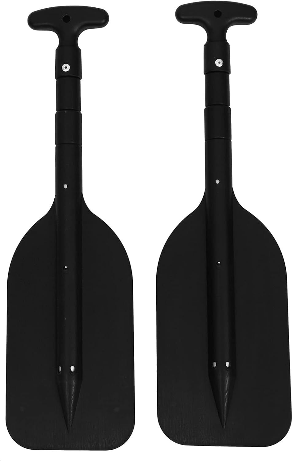 BESPORTBLE Outdoor Accessories Exercise Retractable Paddle Kayak Paddle Aluminum Alloy T- Handle Paddle Water Sports Telescopic Portable Paddle Adjustable Paddles 2Pcs (Black) Kayak Accessories image number 5