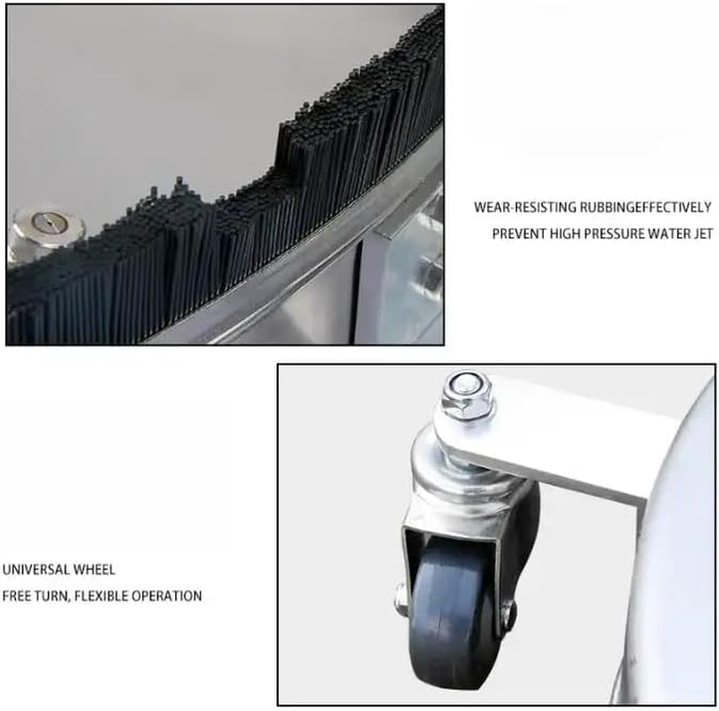 24' Inch High Pressure Washer Surface Cleaner Disc for Concrete Driveway Stainless Steel image number 2