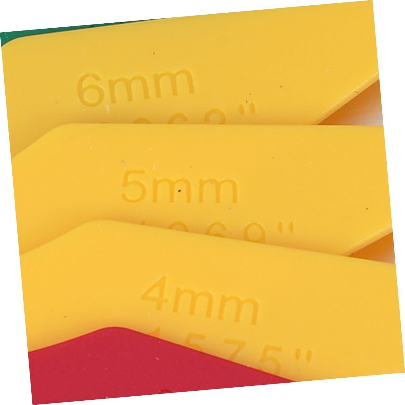 PENIKOKO 3Pcs Brake Pad Measuring Instrument Combination Gauge for Car Brake Pad Thickness Measurement Tool Scale for Lining image number 4