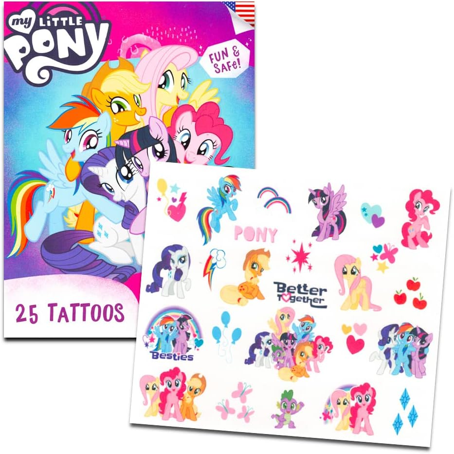 (My Little Pony) - Savvi Disney Temporary Tattoos for Kids (My Little Pony) image number 1
