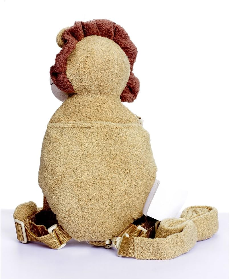 2 in 1 Lion Toddler Safety Harness Backpack Children'S Walking Leash Strap(Yellow) image number 4