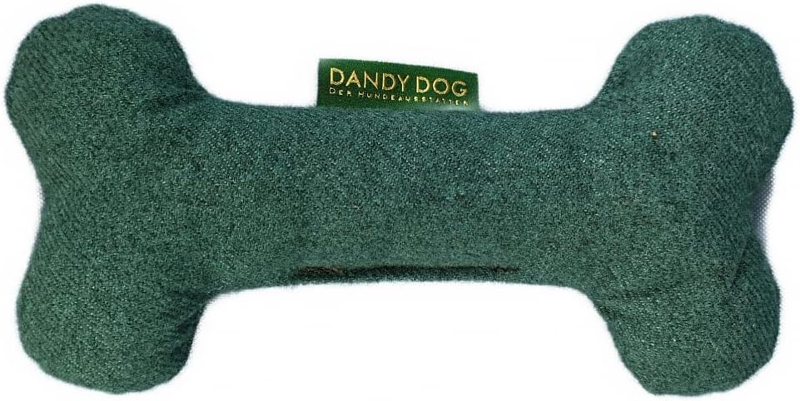 Dandy Dog Dog Toy Felt Dark Green Bone Size L/XL