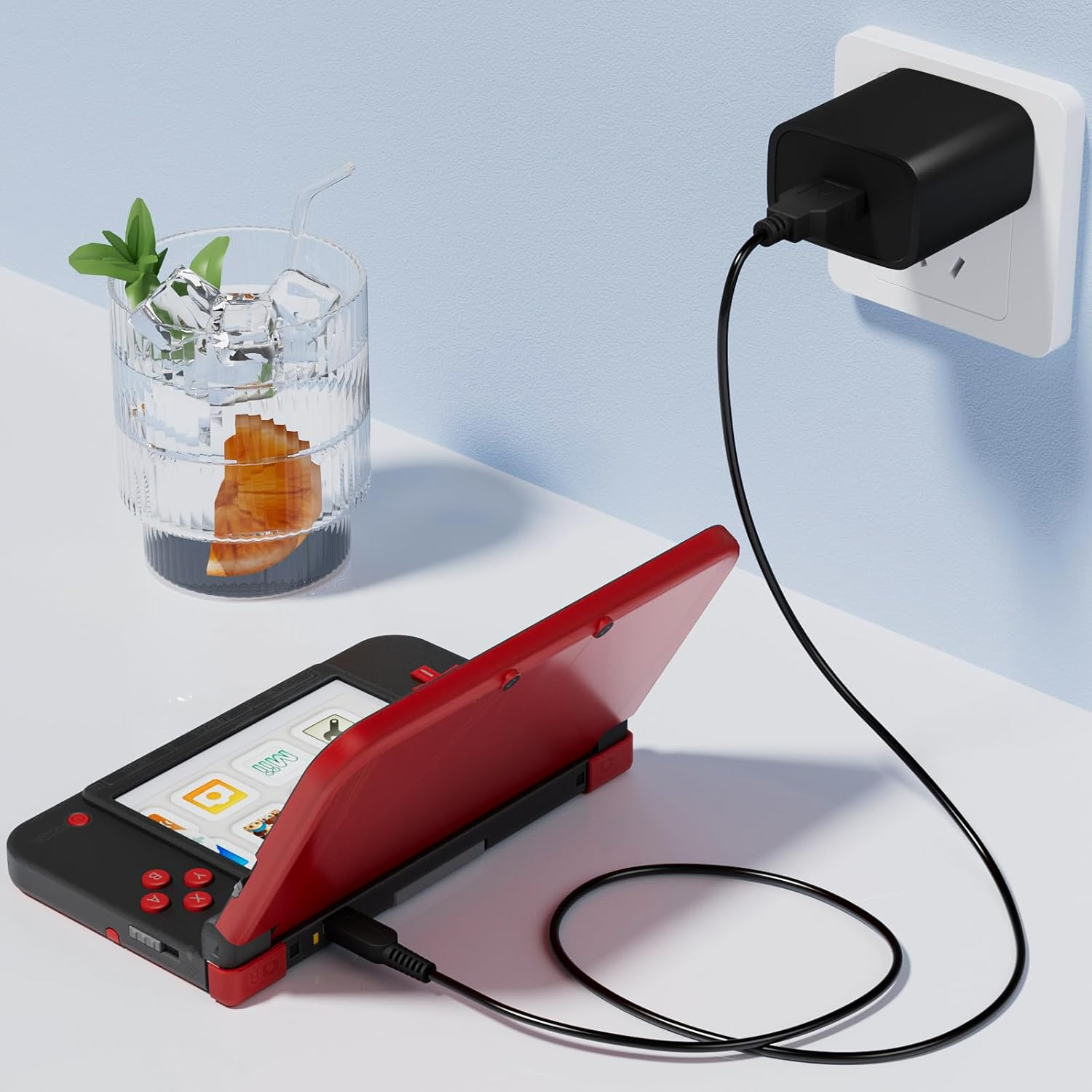 120CM USB Charger Cable for Nintendo 3DS Charger & 2DS Charger, 3.3Ft USB Charging Cable for Nintendo 3DS/ New 3DS XL / 3DS Xl/New 2DS XL / 2Ds/Dsi XL/NDSI Consoles image number 2