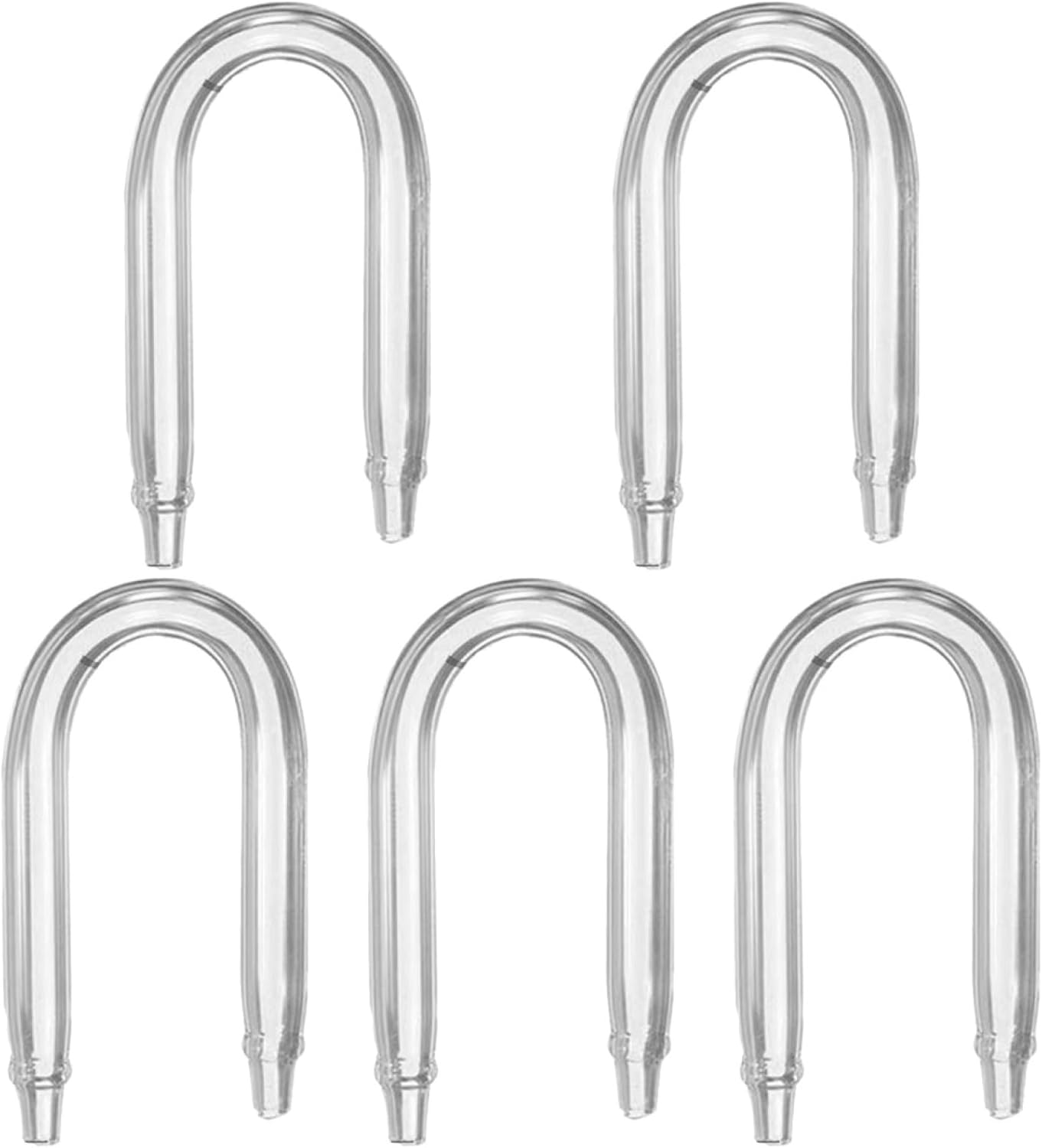 Ipetboom 4Pcs Fish -Shaped Tube Fish Tank Diffuser Aquarium Plants Diffuser Check Glass Tube Glass Fish Tank Aquarium Tank Diffuser Aquarium Accessories Aquatic Plants