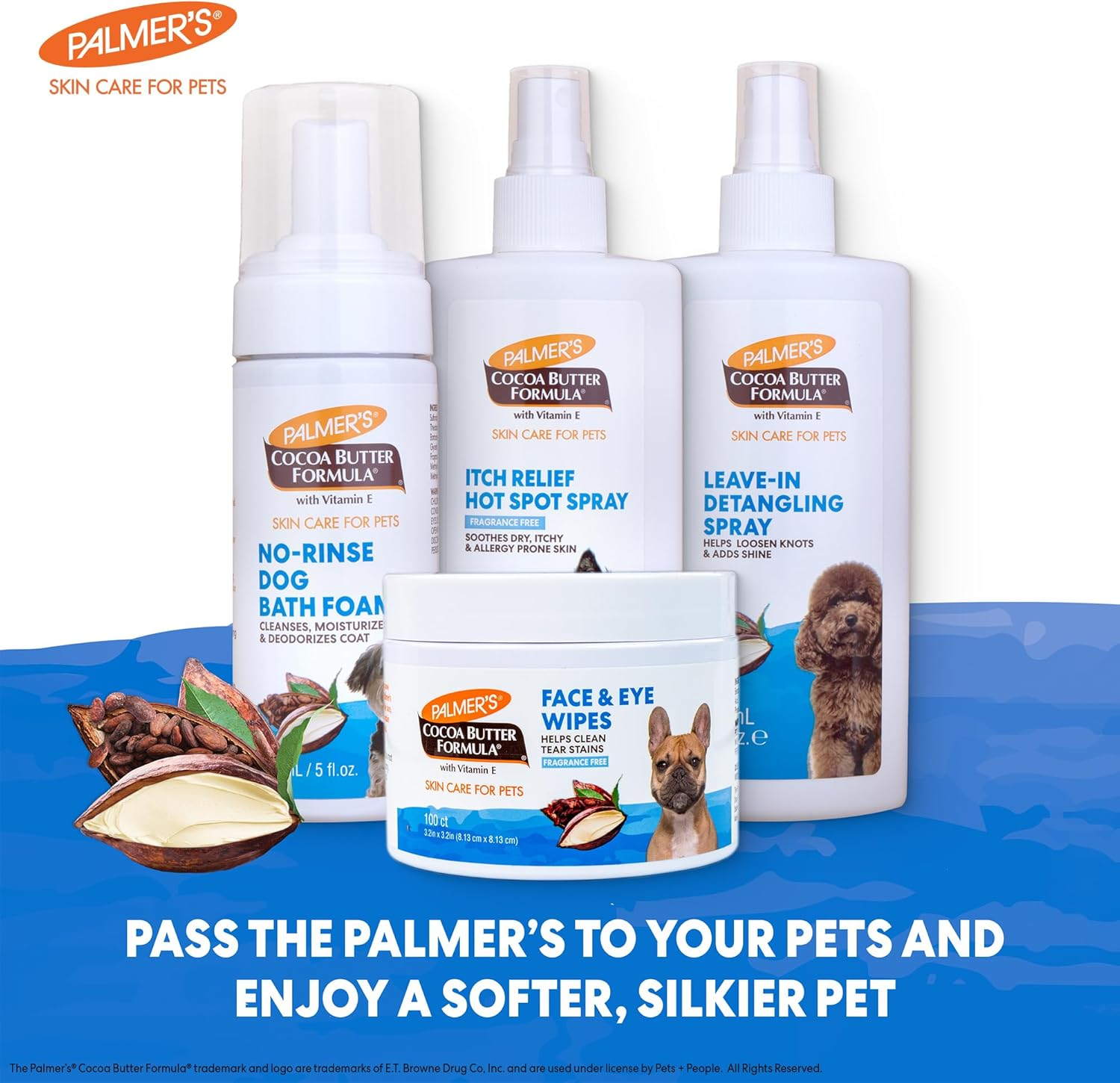 Palmer'S for Pets Detangling & Conditioning Spray with Cocoa Butter 8Oz image number 3