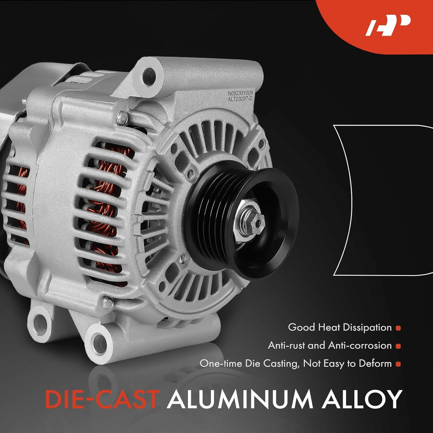 A-Premium Alternator Replacement for Mini R50 R52 R53 Cooper 2002-2004, 1.6L image number 1