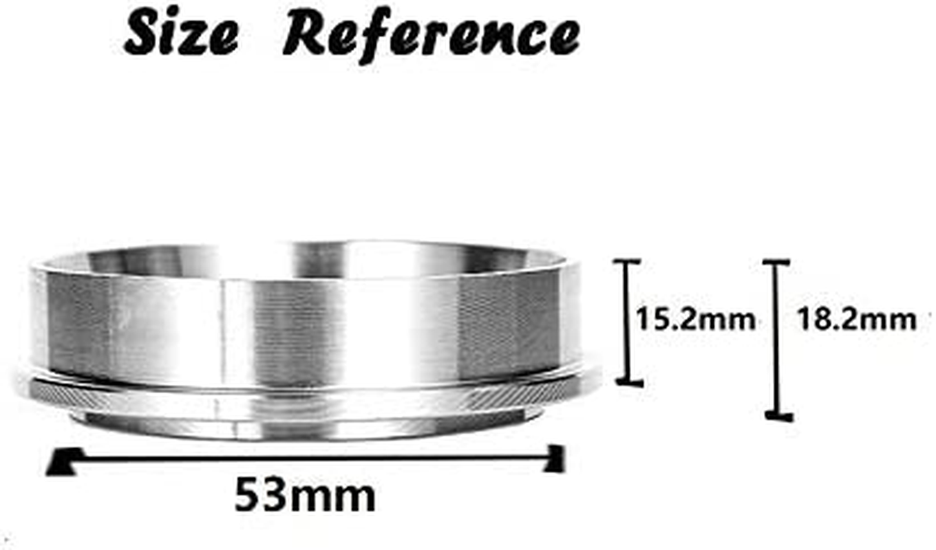 NEOUZA Stainless Steel 58Mm Coffee Espresso Dosing Funnel Ring Catcher Fits for E61 Group Coffee Machines Barista Portafilter Breville, Rancilio, Gaggia, La Pavon