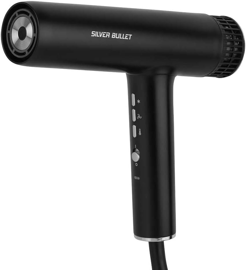 Silver Bullet Revolution Professional Hair Dryer, Black image number 2