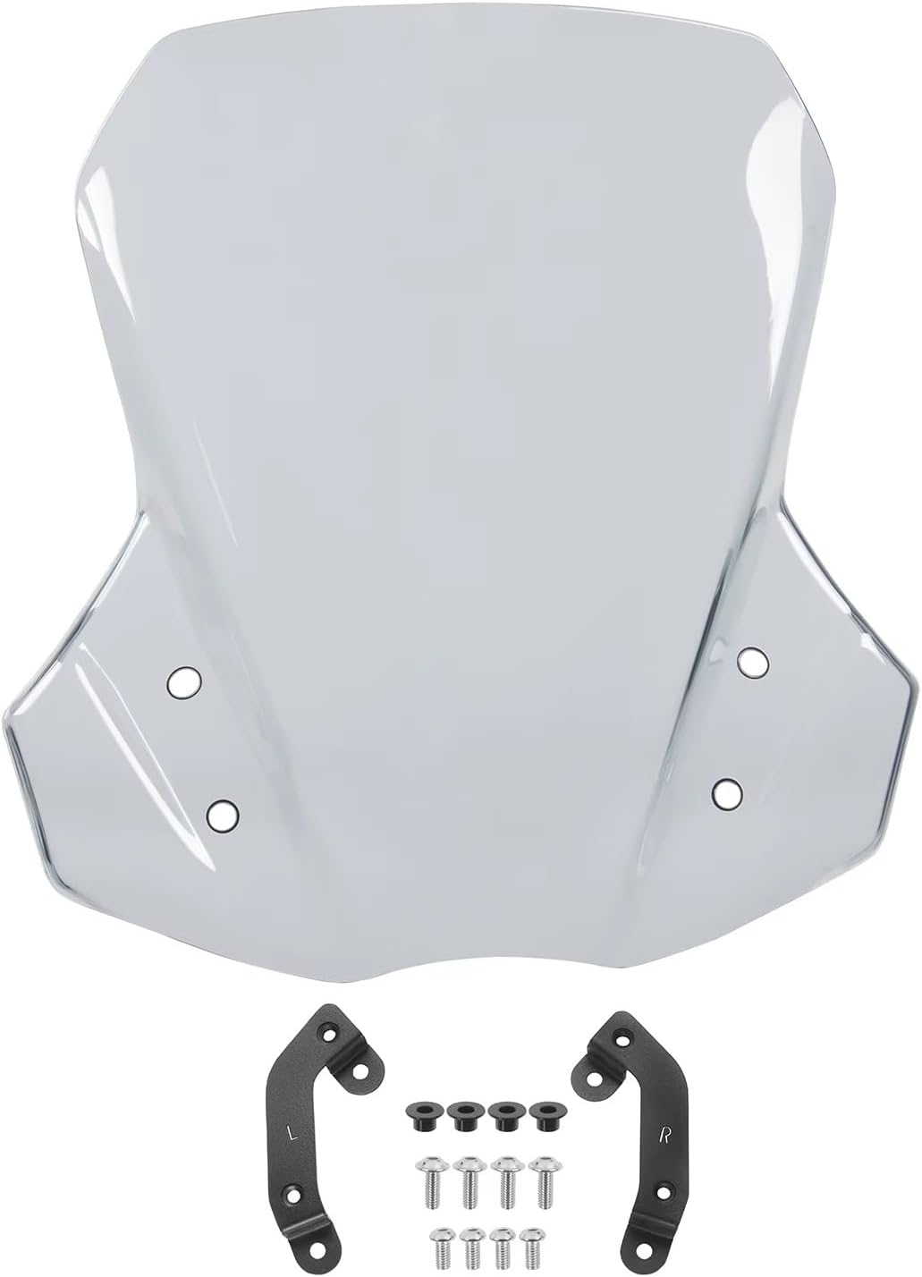 Motorbike Windscreen for Suzuki for DL650 for V-Strom650 2017-2023 Motorcycle Windscreen Windshield Wind Shield Screen Protector Parts Double Bubble Windshield(Light Smoke) image number 2