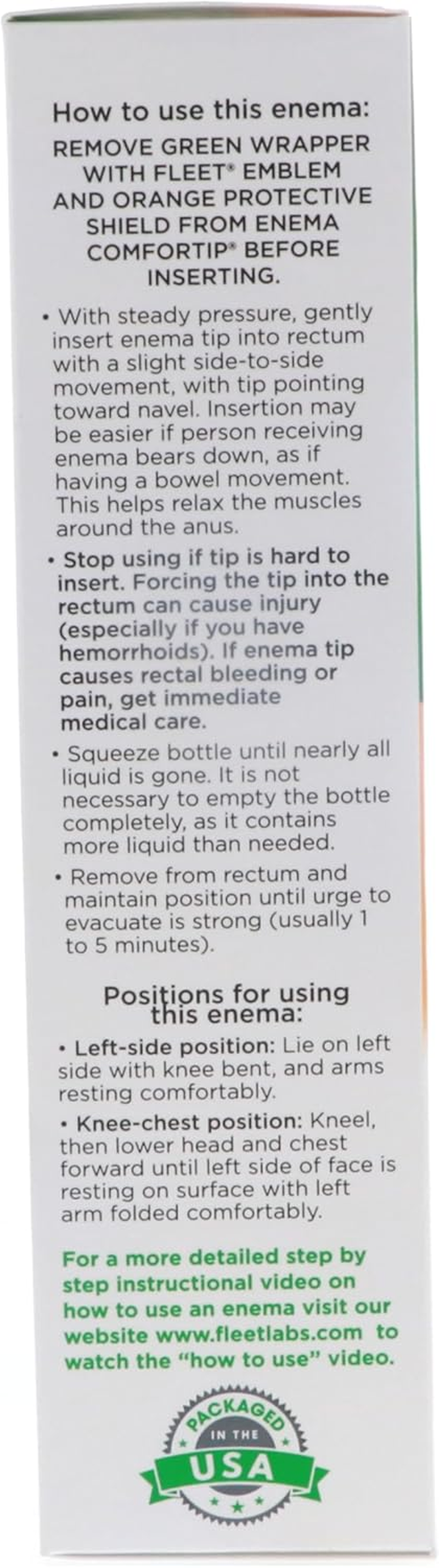 Fleet Enema - Mineral Oil - 4.5 Fl Oz. - (3 Pack)