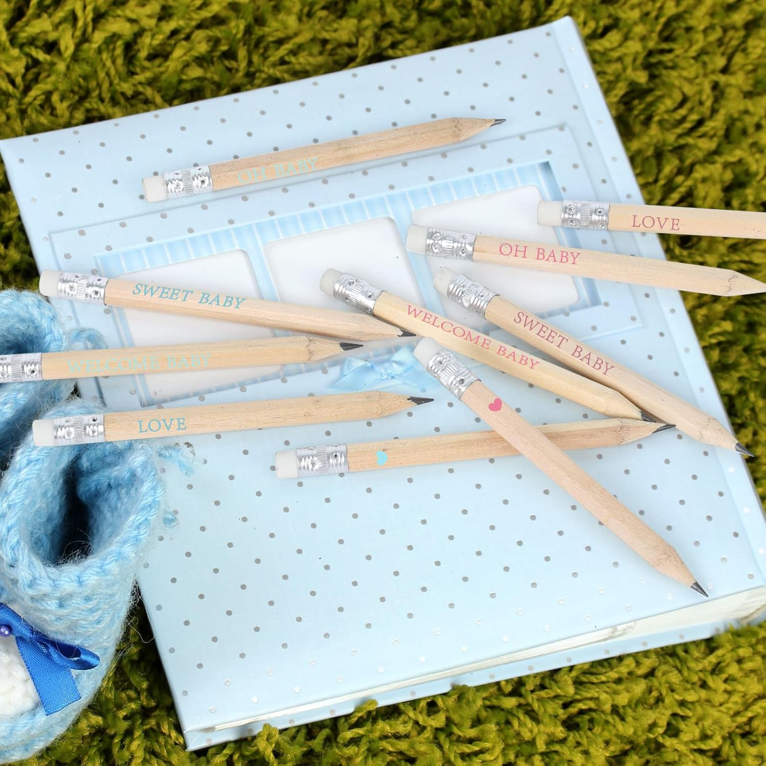Baby Shower Pencils (Blue, 100) image number 1