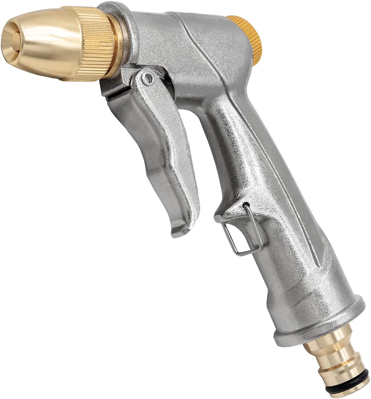 DERASL Garden Hose Gun,Spray Gun Garden Hose Nozzle 100% Metal with Adjustable Water Flow for Car Wash,Showering Pets and Watering Plant Pressure Washer Accessories image number 4