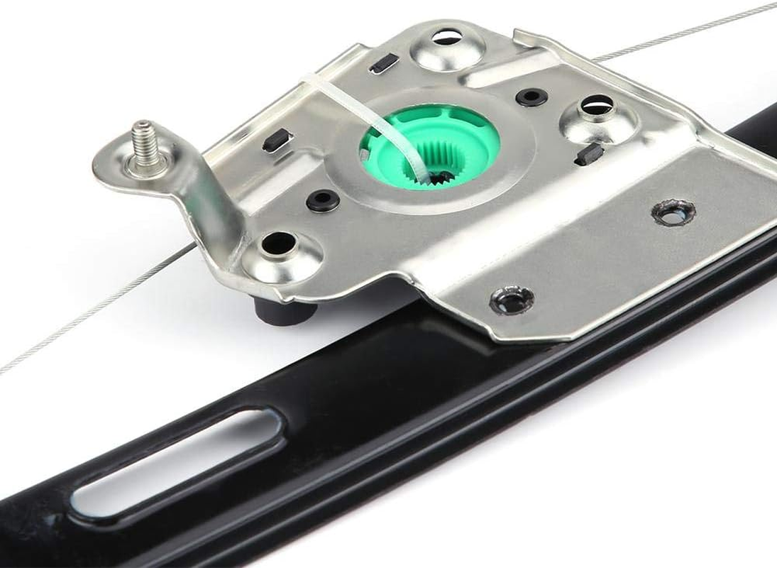 Power Window Regulator Rear Left Driver Side Fit for BMW E90 3 Series 4 Door OE 51357140589, Window Lift Regulator Replacement image number 4