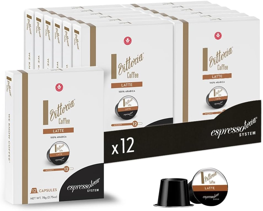 Vittoria Coffee Latte Blend Espressotoria Capsules 78 G (Case of 12) image number 1
