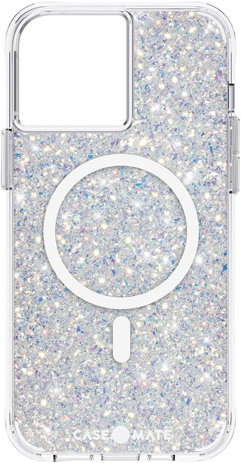 Case-Mate Iphone 14 Pro Case - Twinkle Diamond [10Ft Drop Protection] [Compatible with Magsafe] Magnetic Cover with Cute Bling Sparkle for Iphone 14 Pro 6.1", Anti-Scratch, Shock Absorbent, Slim Fit