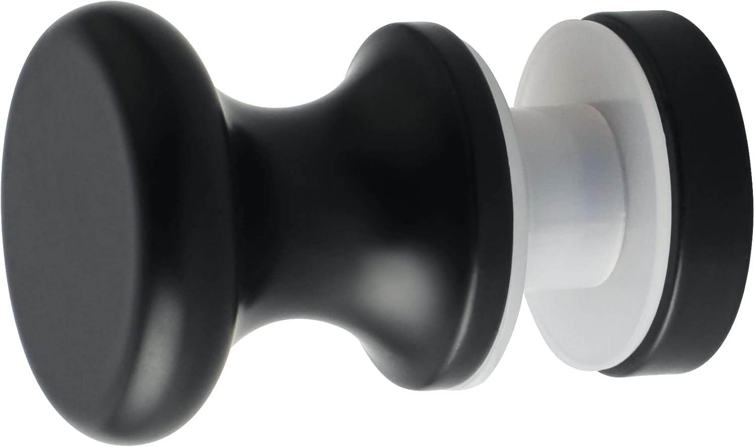 Alise Shower Glass Door Handle,Sliding Shower Doors Knob,Single Side Pull Hardware Replacement Parts for Bathroom Glass Doors,Solid SUS304 Stainless Steel Knobs,Black XLS200DB-B