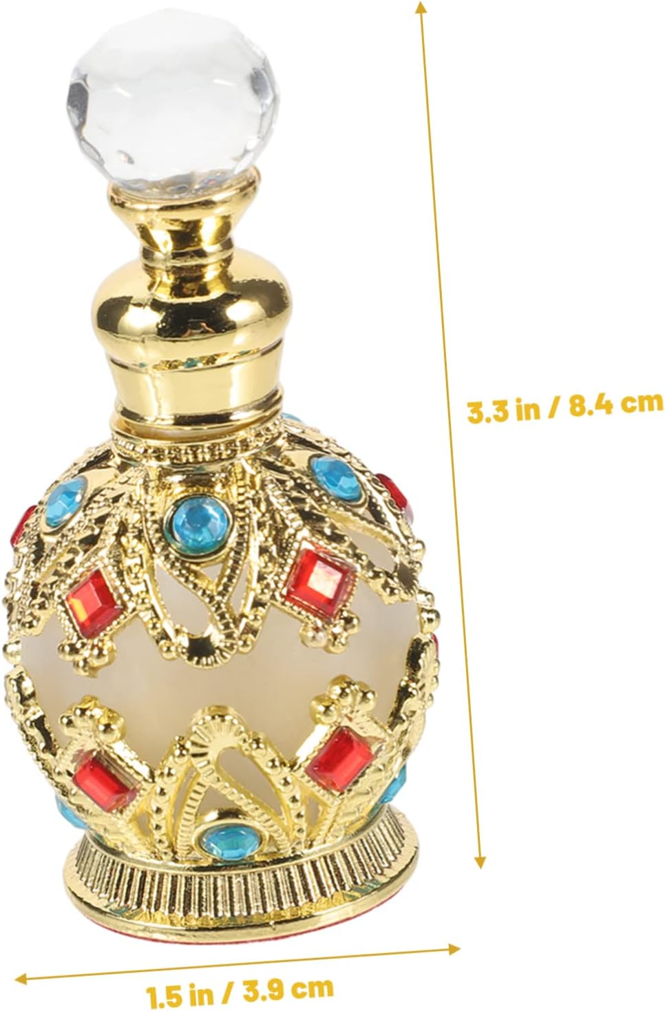 BESPORTBLE Empty Perfume Bottle Glass Bottle Portable Refillable for Travel Perfume and Aromatherapy Oil image number 2